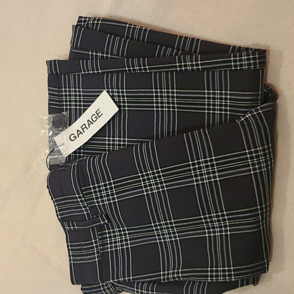 Brand New with tags, dress pants. Size XS multi color,straight leg.